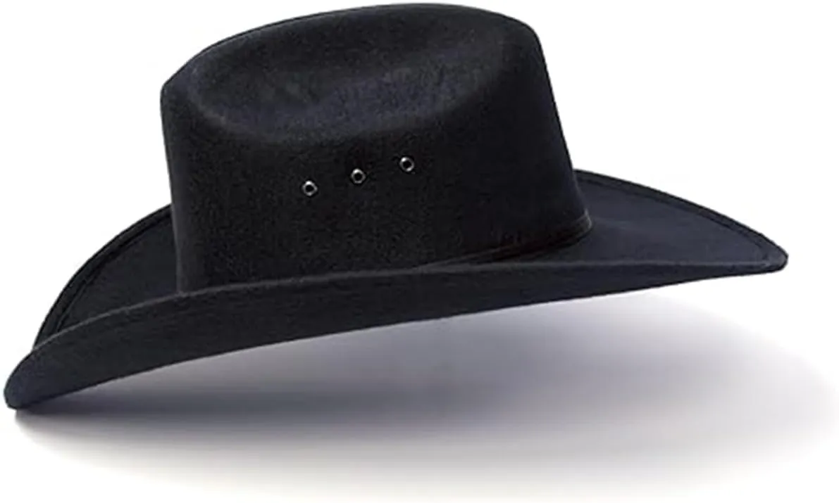 Western Express Felt Finish Cowboy Hat - Cattleman Style with Stylish Hat Band | Cowboy & Cowgirl Hats for Men & Women