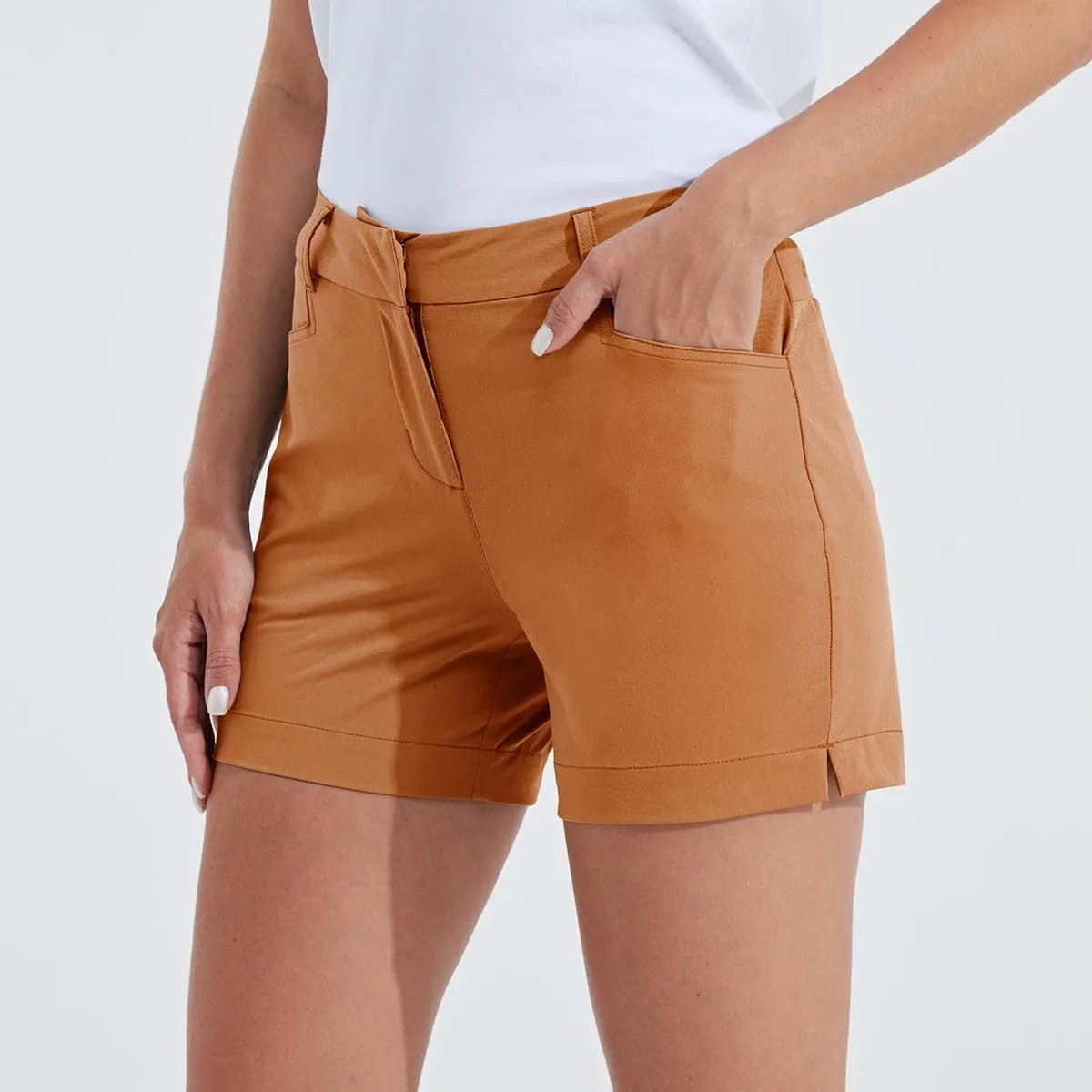 Willit Women's 4.5" Golf Shorts Quick Dry Outdoor Causal Shorts with Pockets Water Resistant