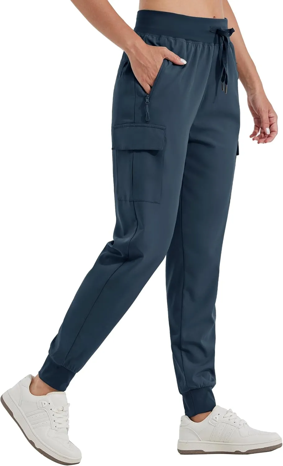 Willit Women's Cargo Hiking Pants Lightweight Athletic Outdoor Travel Joggers Quick Dry Workout Pants Water Resistant