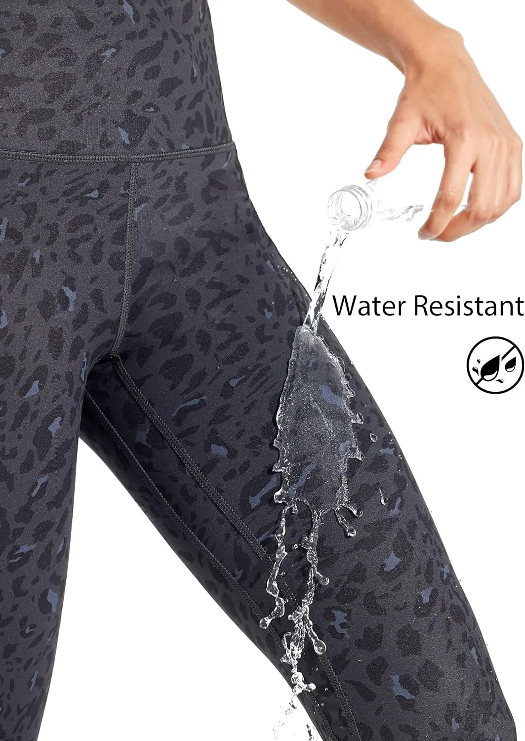 Willit Women's Fleece Lined Leggings Water Resistant Winter Pants Thermal High Waisted Yoga Hiking Running Tights Pockets