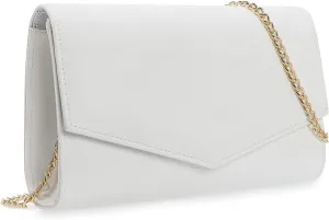 Women Evening Bag Dressy Clutch Handbag Faux Suede Purse for Wedding