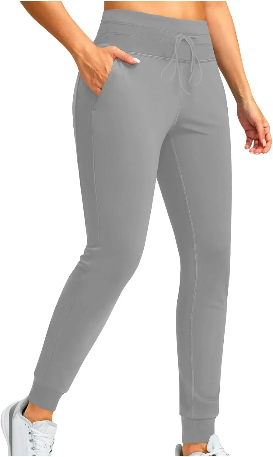 Women Fleece Lined Leggings Thermal Winter Warm Tights High Waisted Yoga Pants Winter Clothes with Pockets