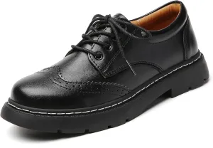 Women Oxford Shoes, Lace Up,Slip Resistant,Brogue Style,Platform Casual Comfort Work Office Dressy Business Shoes for Girls Ladies Women