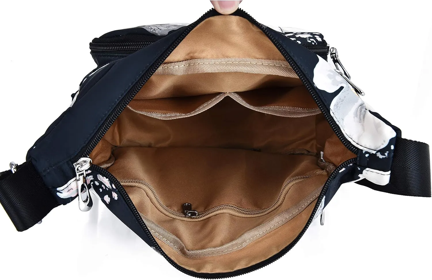 Women Shoulder Handbag Roomy Multiple Pockets Bag Ladies Crossbody Purse Tote Top Handle Satchel