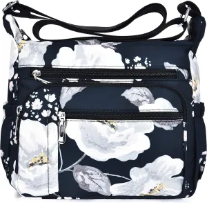 Women Shoulder Handbag Roomy Multiple Pockets Bag Ladies Crossbody Purse Tote Top Handle Satchel