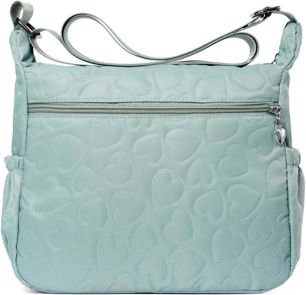 Women Shoulder Handbag Roomy Multiple Pockets Bag Ladies Crossbody Purse Tote Top Handle Satchel