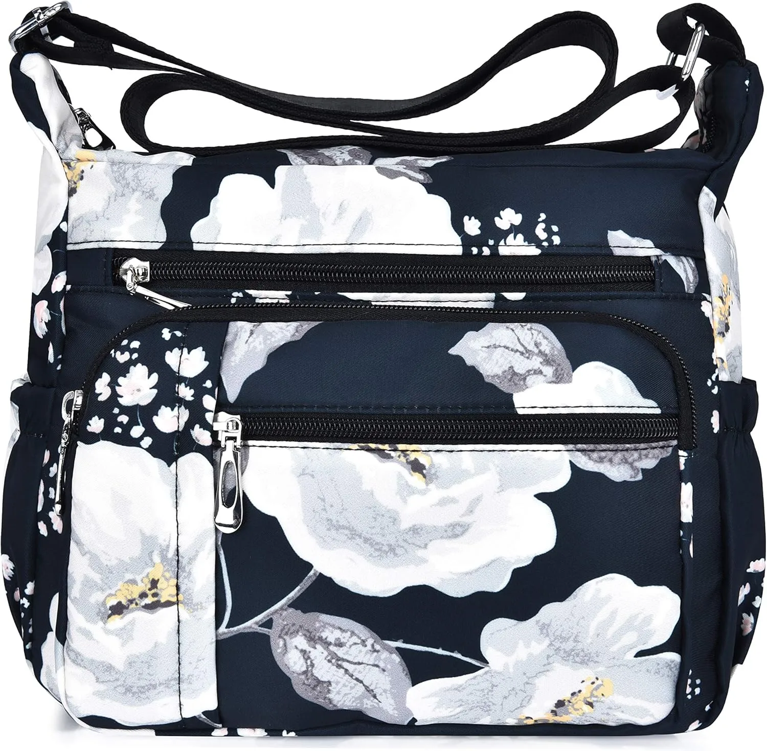 Women Shoulder Handbag Roomy Multiple Pockets Bag Ladies Crossbody Purse Tote Top Handle Satchel