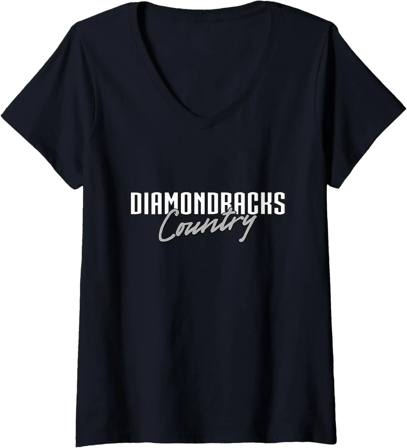 Womens Diamondbacks Century Country HS V-Neck T-Shirt