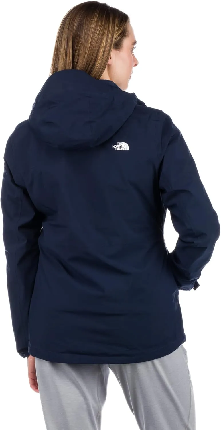 Women's ThermoBall Eco Triclimate Jacket - TNF Dark Grey Heather/New Taupe Green Vapor Ikat Print