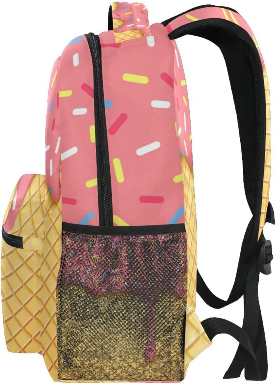 xigua Ice Cream School Backpack Bookbags for Students Girls Boys Women Men,Laptop Shoulder Bag Daypack for Travel Hiking Camping Sports,16 Inch
