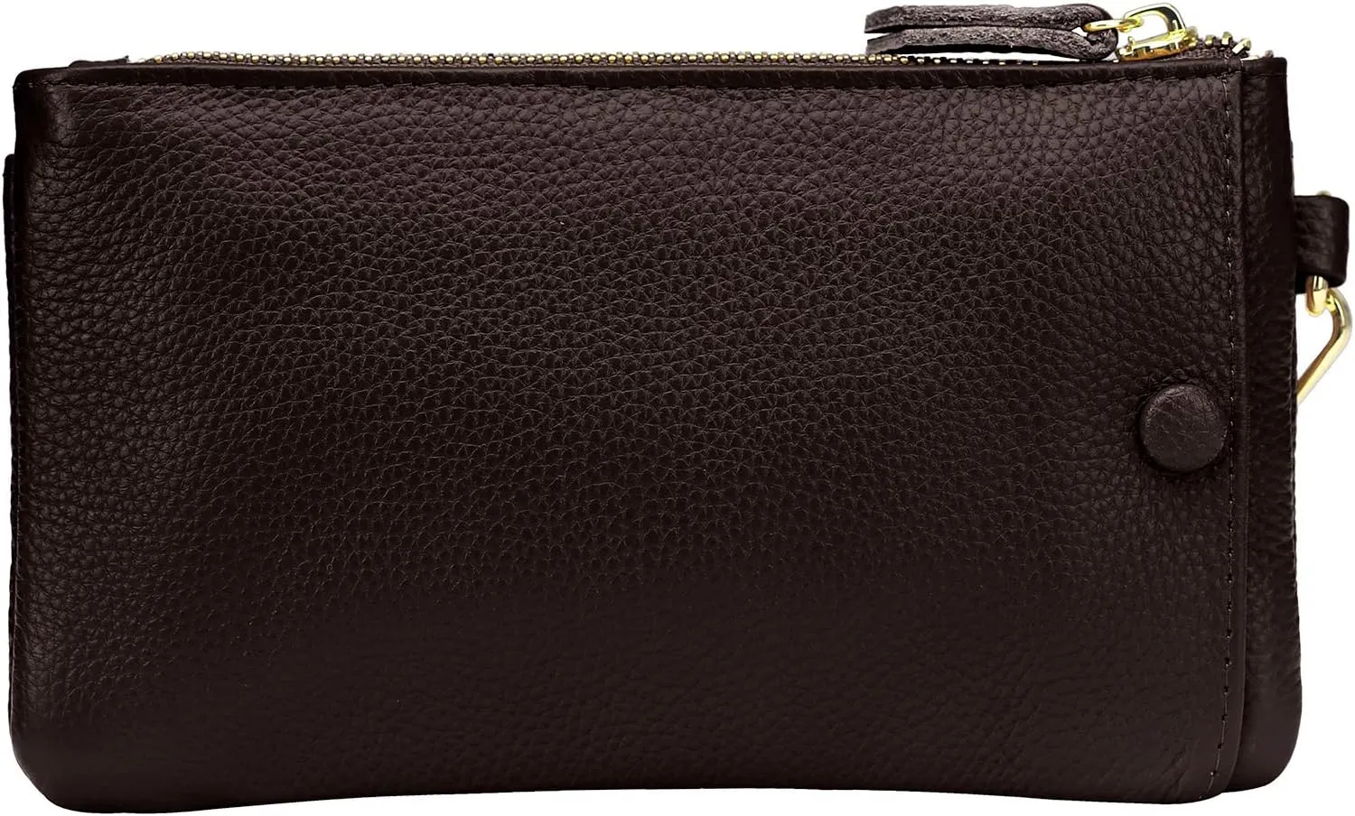 YALUXE Women's Genuine Leather Wristlet Handbags Envelope Style Cell Phone Purse Card Holder Clutch Wallet