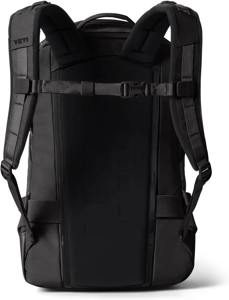 YETI Ranchero Backpack 22L, All-Day Utility Pack, Structured and Durable, Black