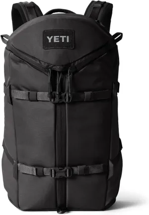 YETI Ranchero Backpack 22L, All-Day Utility Pack, Structured and Durable, Black