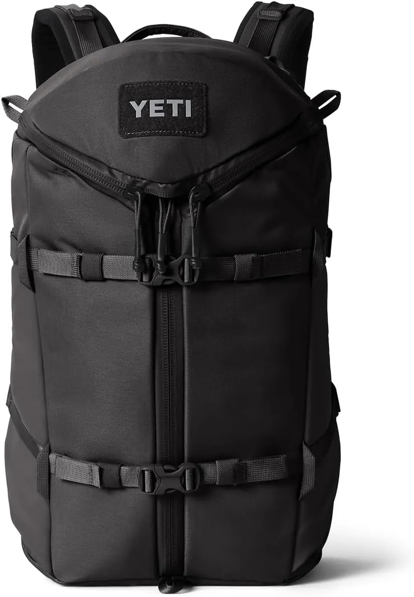 YETI Ranchero Backpack 22L, All-Day Utility Pack, Structured and Durable, Black