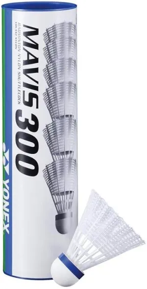Yonex Mavis 300 White Nylon Shuttlecocks 1/2doz