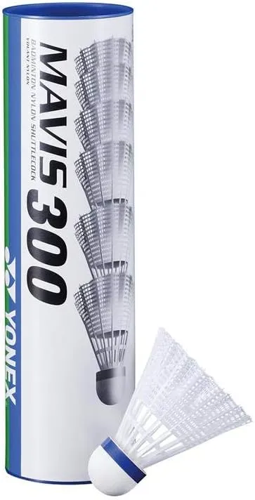 Yonex Mavis 300 White Nylon Shuttlecocks 1/2doz