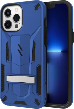 ZIZO Transform Series for iPhone 13 Pro Case - Rugged Dual-Layer Protection with Kickstand - Blue